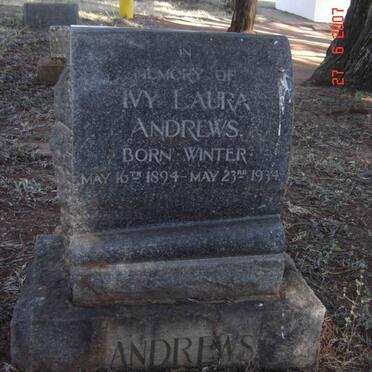 ANDREWS Ivy Laura nee WINTER 1894-1934