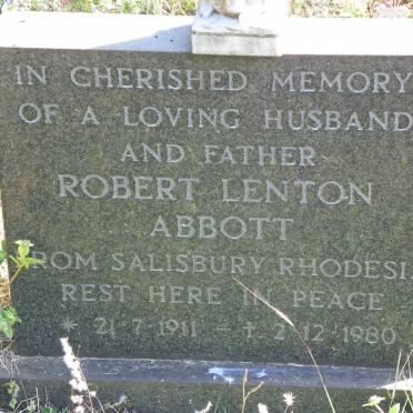 ABBOTT Robert Lenton 1911-1980