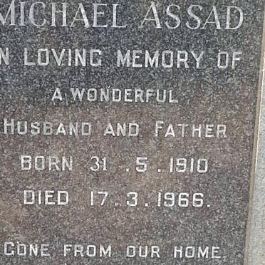 ASSAD Michael 1910-1966