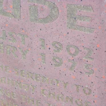 AFRICA Gertrude 1902-1975