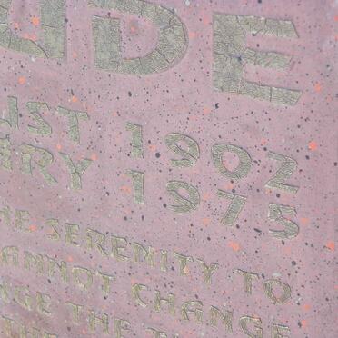 AFRICA Gertrude 1902-1975