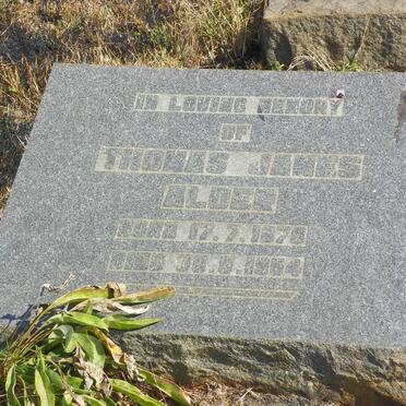 ALDER Thomas James 1879-1954