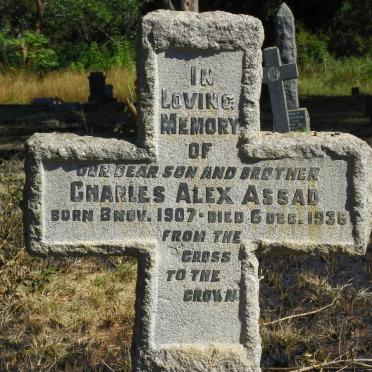 ASSAD Charles Alex 1907-1936