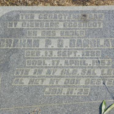 BARCLAY Graham P.C. 1880-1953