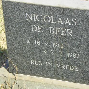 BEER Nicolaas, de 1913-1982