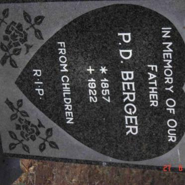 BERGER P.D. 1857-1922