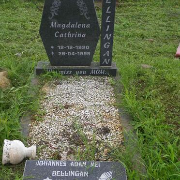 BELLINGAN Magdalena Cathrina 1920-1999 :: BELLINGAN Johannes Adam Mei 1952-2007