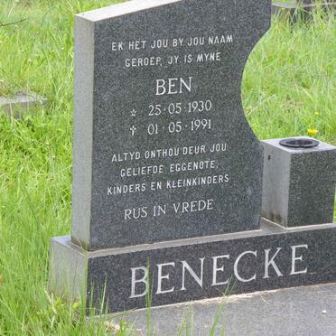 BENECKE Ben 1930-1991