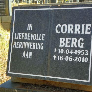 BERG Corrie 1953-2010