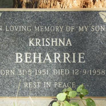 BEHARRIE Krishna 1951-1958