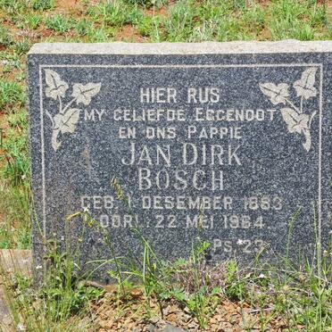 BOSCH Jan Dirk 1883-1964