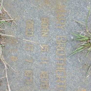 BROTHERTON Mary 1878-1971