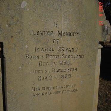BRYANT Isabel 1834-1885