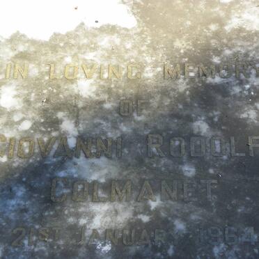 COLMANET Giovanni Rodolfo -1964