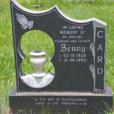 CARD Benny 1929-1993