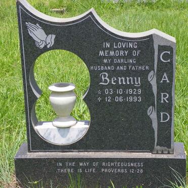 CARD Benny 1929-1993