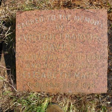 DAVIES Victor Francis 1905-1940 :: DAVIES Elizabeth Mary 1939-1946