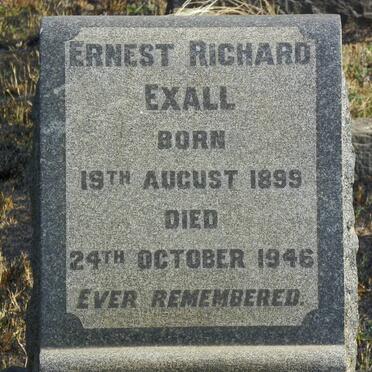 EXALL Ernest Richard 1899-1946