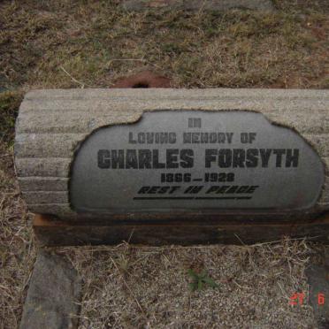 FORSYTH Charles 1866-1928