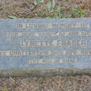 FRASER Lynette nee CHATTERTON -1943