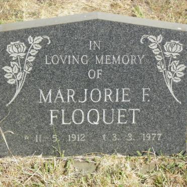 FLOQUET Marjorie F. 1912-1977