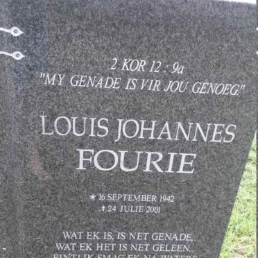 FOURIE Louis Johannes 1942-2001