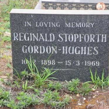 HUGHES Reginald Stopforth, GORDON 1898-1969