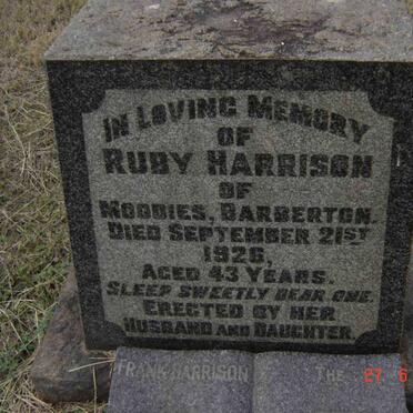 HARRISON Ruby -1926