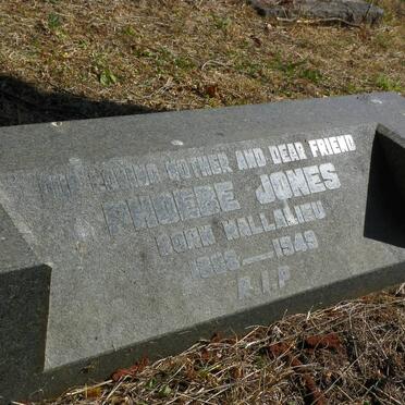 JONES Phoebe nee MALLALIEU 1888-1949