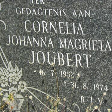 JOUBERT Cornelia Johanna Magrieta 1952-1974