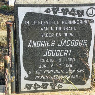 JOUBERT Andries Jacobus 1880-1961
