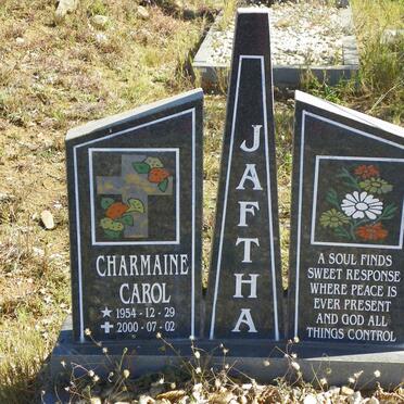 JAFTHA Charmaine Carol 1954-2000