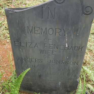 JONSSON Eliza nee FENEBACH 1852-1890