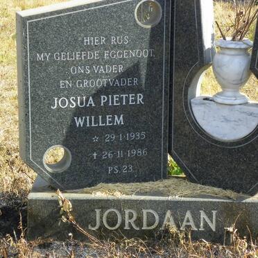 JORDAAN Josua Pieter Willem 1935-1986