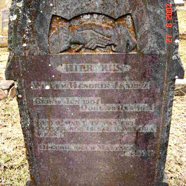 JACOBSZ  Willem Hendrik 1904-1932