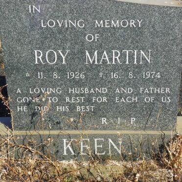 KEEN Roy Martin 1926-1974