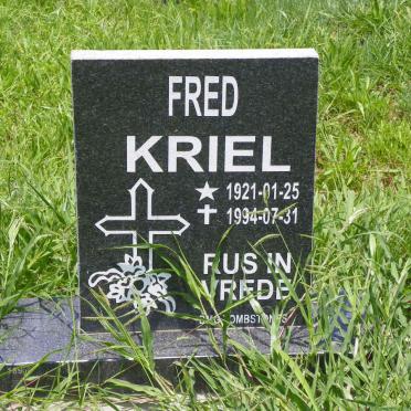 KRIEL Fred 1921-1994