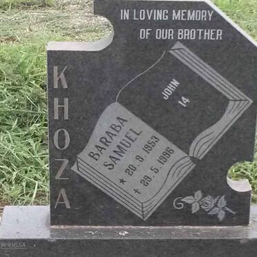 KHOZA Baraba Samuel 1953-1996
