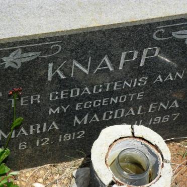 KNAPP Maria Magdalena 1912-1967