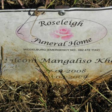 KHOZA ?lcom Mangaliso 2008-2009