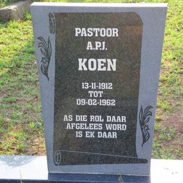 KOEN A.P.J. 1912-1962