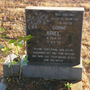 KRIEL Corne 1976-1979