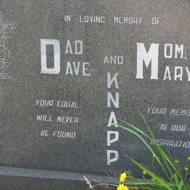 KNAPP Dave &amp; Mary