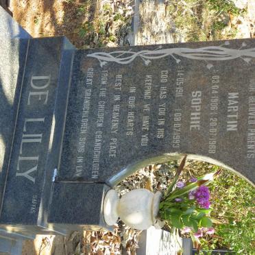 LILLY Martin, de 1906-1988 &amp; Sophie 1911-1993