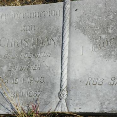 LANGE Johannes Jacobus, de 1907-1954 &amp; Anna Johanna Maria O'NEIL 1913-1998 :: DE LANGE Christiaan 1949-1967