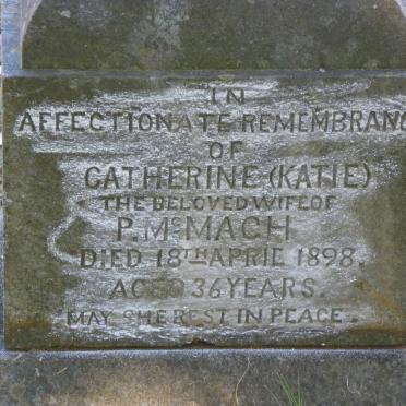 McMACH Catherine -1898