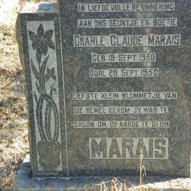 MARAIS Charle Claude 1950-1950