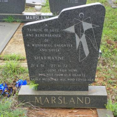 MARSLAND Sharmayne 1951-1972