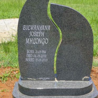 MHLONGO Zulwanyana Joseph 1914-2002