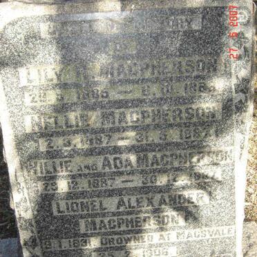 MACPHERSON family gravestone